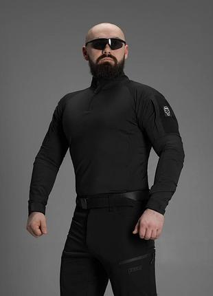 Рубашка тактическая мужская bezet combat черный