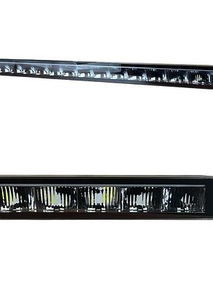 Led балка light x jg-58-zh 82 см 240w osram дальнє світло габарит білий жовтий