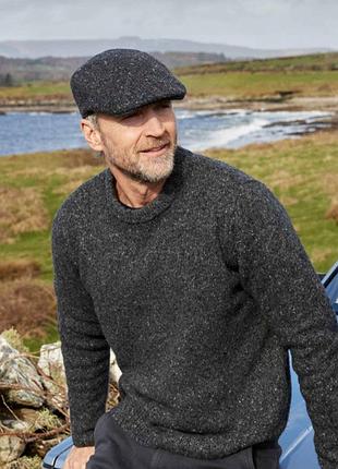 Твідова кепка реглан hats of ireland donegal tweed розм.60, 100% вовна ірландія жиганка хуліганка козирьок нова