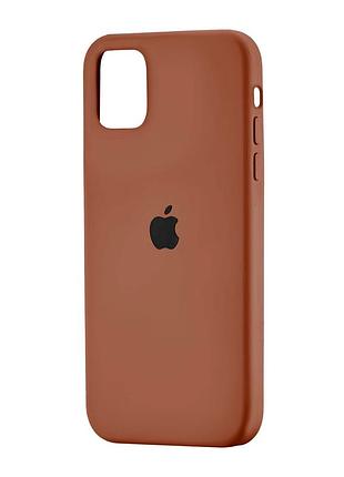 Чохол силіконовий протиударний для iphone 11 коричневий