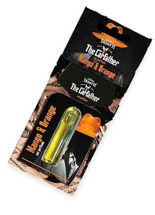 Ароматизатор на зеркало жидкий 5мл tasotti carfather drop "mango & orange"