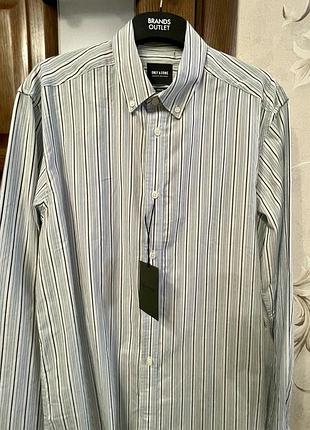 Чоловіча сорочка only&sons regular fit у смужку