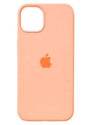 Чохол силіконовий протиударний для iphone 13 жовтогарячий