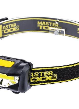 Ліхтар налобний mastertool 3 режими 94-0811