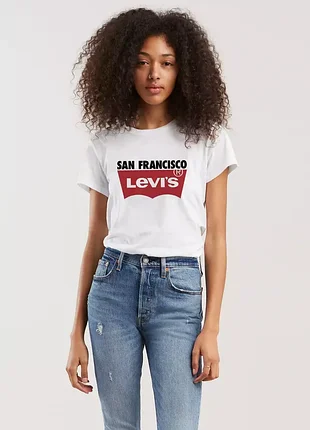Біла футболка levi’s san francisco оригінал