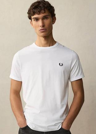 Мужская хлопковая футболка fred perry size xl