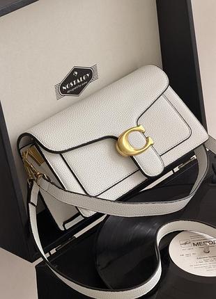 Жіноча сумочка клатч коуч брендова сумка coach для жінки шкіряна міська сумка через плече для дівчини