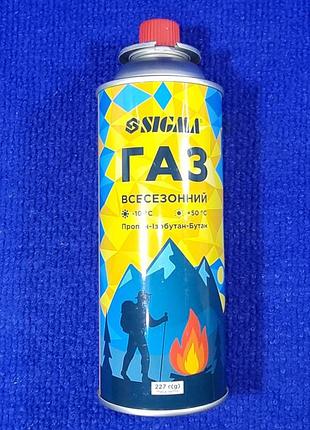 Газ всесезонный для горелок баллон 220г +50/-10°с sigma