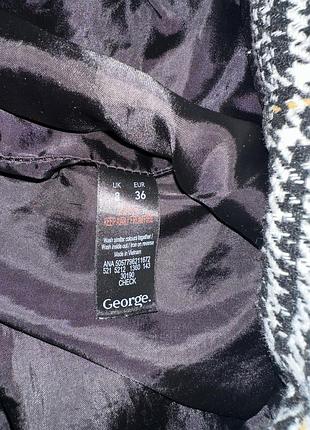 Теплые юбки m&s george в клетку 3
