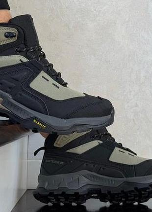 Кросівки "salomon" чоловічі спортивні зимові зелені 43
