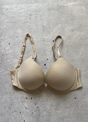Гладкий бежевий бюстгальтер  victoria's secret
