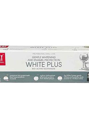 Паста зубна professional compact white plus new 40мл тм splat