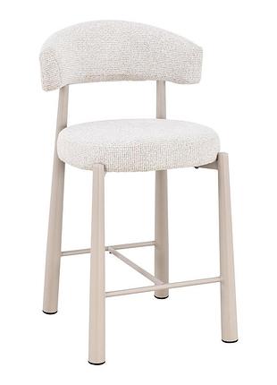 Барний стілець christian h-1 кашемір каркас/беж тк.