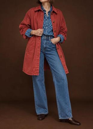 Джинсовий тренч zara