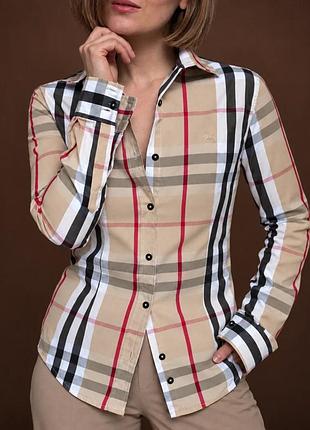 Сорочка в фірмову клітинку burberry