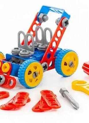 Конструктор із викруткою винахідник, 91 елемент, 72986, для дітей від 3 років