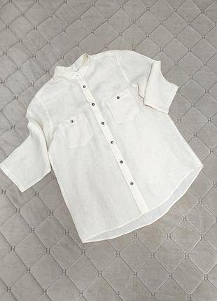 Marella sport (max mara) сорочка блуза льон м
