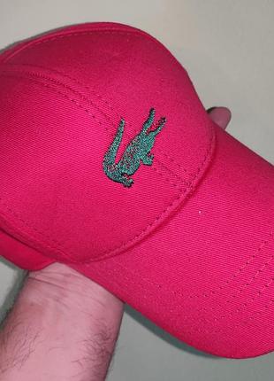 Стильная фирменная кепка бейсболка lacoste.унисекс.