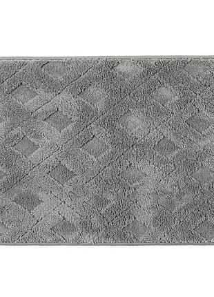 Ковер 39,5*60см серый универсальный для пола towel тм dariana