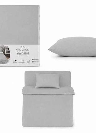 Комплект постільної білизни 1,5-х сп 145*210 (silver sconce 1н 57) поліестер тм arcloud