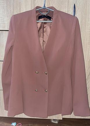 Піджак жіночий zara xs бежевий