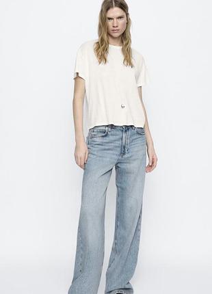 Джинси massimo dutti з широкими штанинами