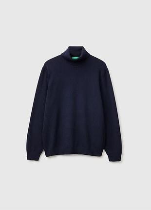 Мужской чёрный прямой гольф benetton