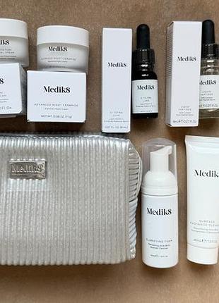 Medik8 travel size, hydra b5 intense, c tetra luxe, гель та пінка для вмивання