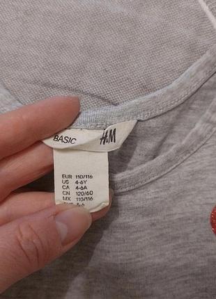 🌿 сукня h&m на дівчинку 4/6 років 3