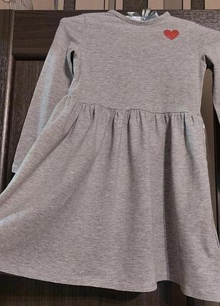 🌿 платье h&amp;m на девочку 4/6 лет
