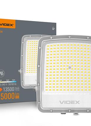 Led прожектор videx f5 150w 3000-5000-6500k 230v white (vl-f5-150cw)