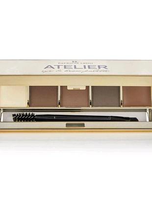 Палетка тіней для повік і брів patricia ledo atelier eye&brow palette