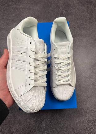 Кроссовки adidas superstar classic all white 3