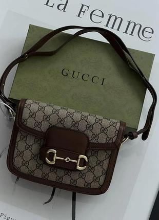 Кожаная женская сумочка мини гуччи брендовая маленькая сумка из кожи gucci классическая сумка для девушки через плече