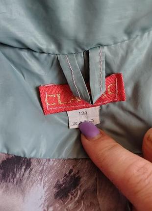 Ветровка на девочку голубого цвета 6
