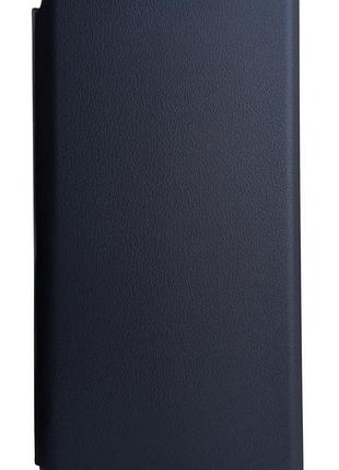 Чехол книжка premium для samsung galaxy a02s / a025 на магните с подставкой темно-синий