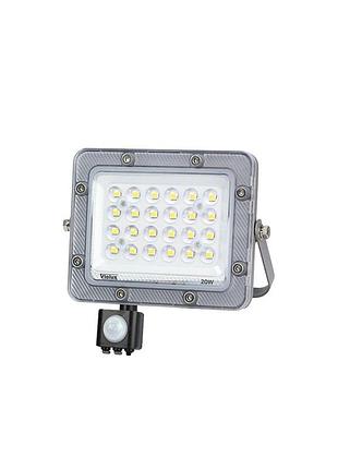 Прожектор led violux carbon-s 20w 5000k 2000lm ip65 с датчиком