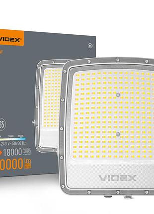 Led прожектор videx f5 200w 3000-5000-6500k 230v white (vl-f5-200cw)