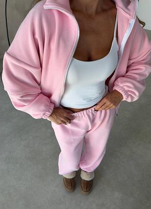 Костюм флісовий oversize чорний