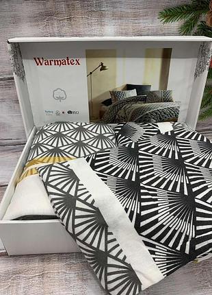 Постільна білизна фланелева warmatex євро розмір abstraction
