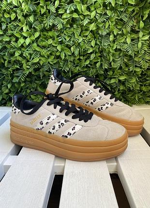 Кроссовки женские белые с леопардом адидас adidas
