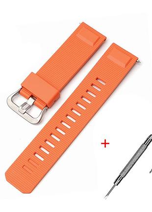 Ремешок для casio pro trek prw-6900y orange si