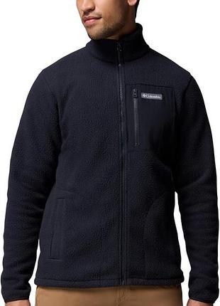 Чоловіча флісова кофта columbia jasper ridge pebbled full zip fleece m-l