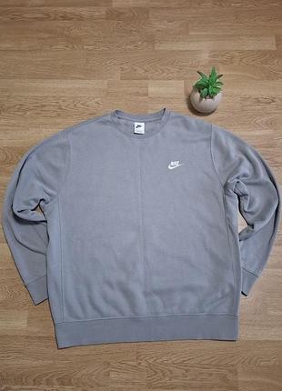 Світшот nike sportswear club fleece/кофта найк/чоловічий світшот nike