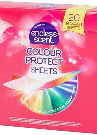 Серветки для прання кольорових речей endless scent 20 шт.