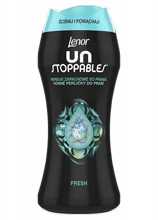 Кондиціонер парфум для білизни в гранулах lenor unstoppables fresh 195г