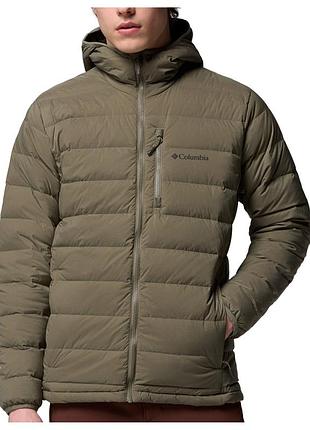 Чоловіча пухова куртка columbia drift peak stretch down hooded jacket m-l