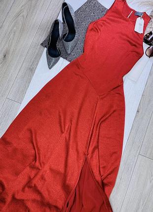 Нова сатинова сукня primark s міді плаття трапеція святкова сукня з розрізом на нозі плаття кльош