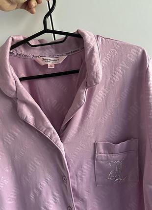 Піжамна сорочка / домашня блуза juicy couture sleepwear (оригінал)