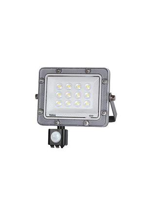 Прожектор led violux carbon-s 10w 5000k 1000lm ip65 с датчиком
